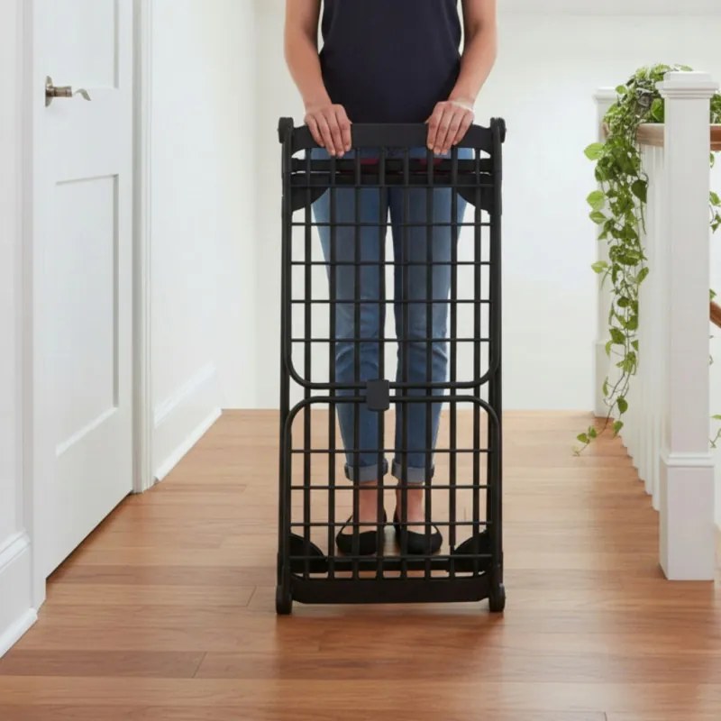 Uscător de rufe Kinghoff KH 2045, 30 m, până la 25 kg, pliabil, oțel, negru