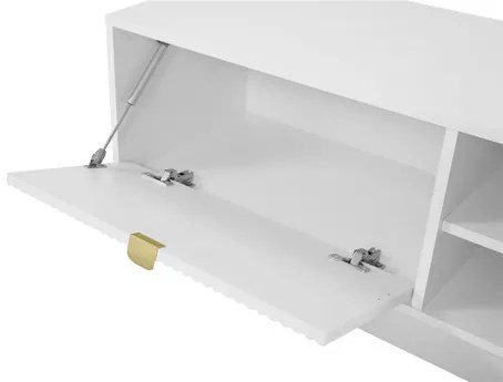Masă de toaletă Rozoma (Alb velvet + auriu) . 1104575