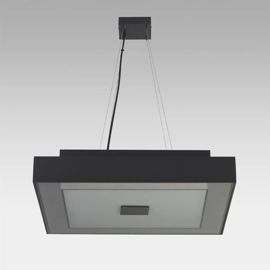 Lustra LED suspendata Hepburn Square 43cm