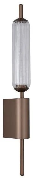 Aplica LED metal latte sticla decorativa Cattail