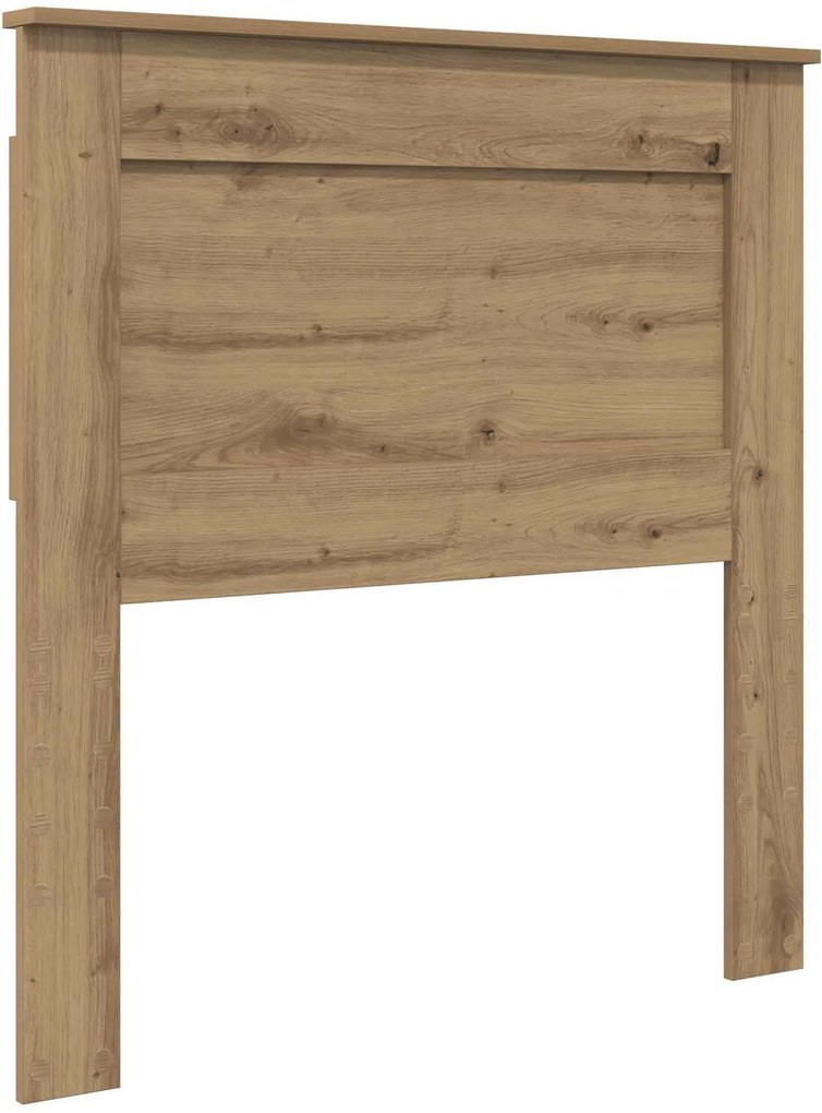 vidaXL Tăblie cap cu headboard Stejar Artizanal 75 cm Lemn compozit