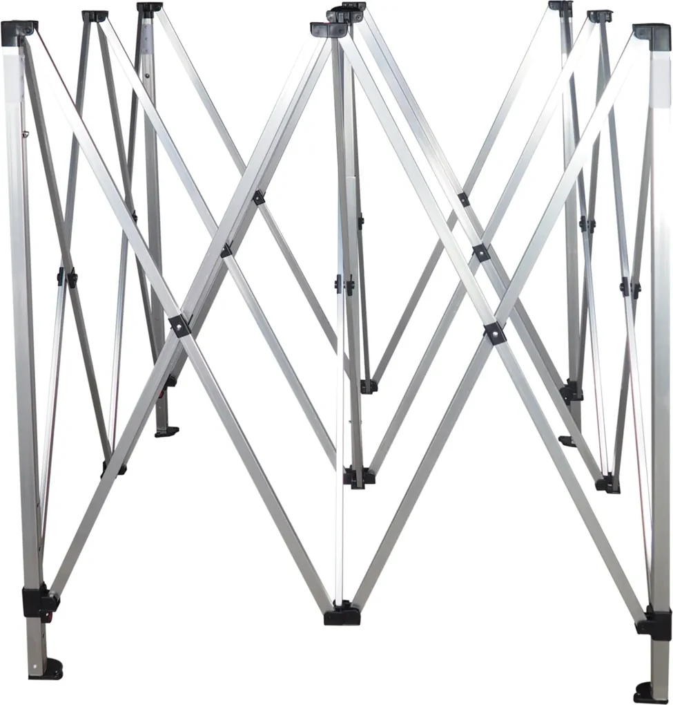 Pavilion de grădină 3x3m – din aluminiu, Negru, 1 perete lateral