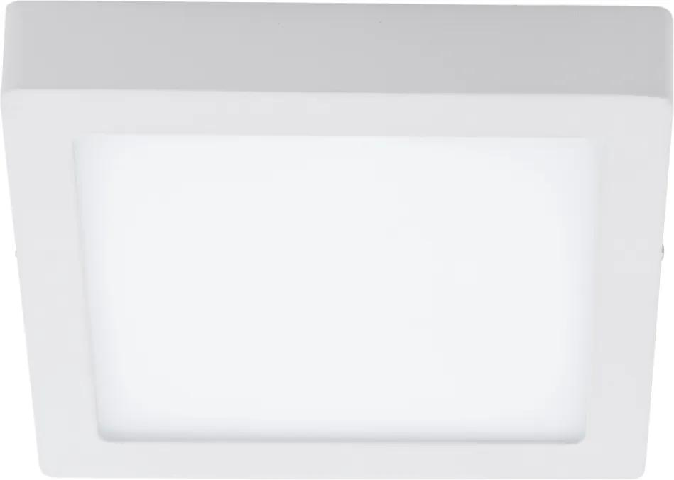 Plafoniera cu LED incastrabila Eglo Fueva 1 colectia Style 17W 2000 lm 22.5 x 22.5 x 3.5cm alb