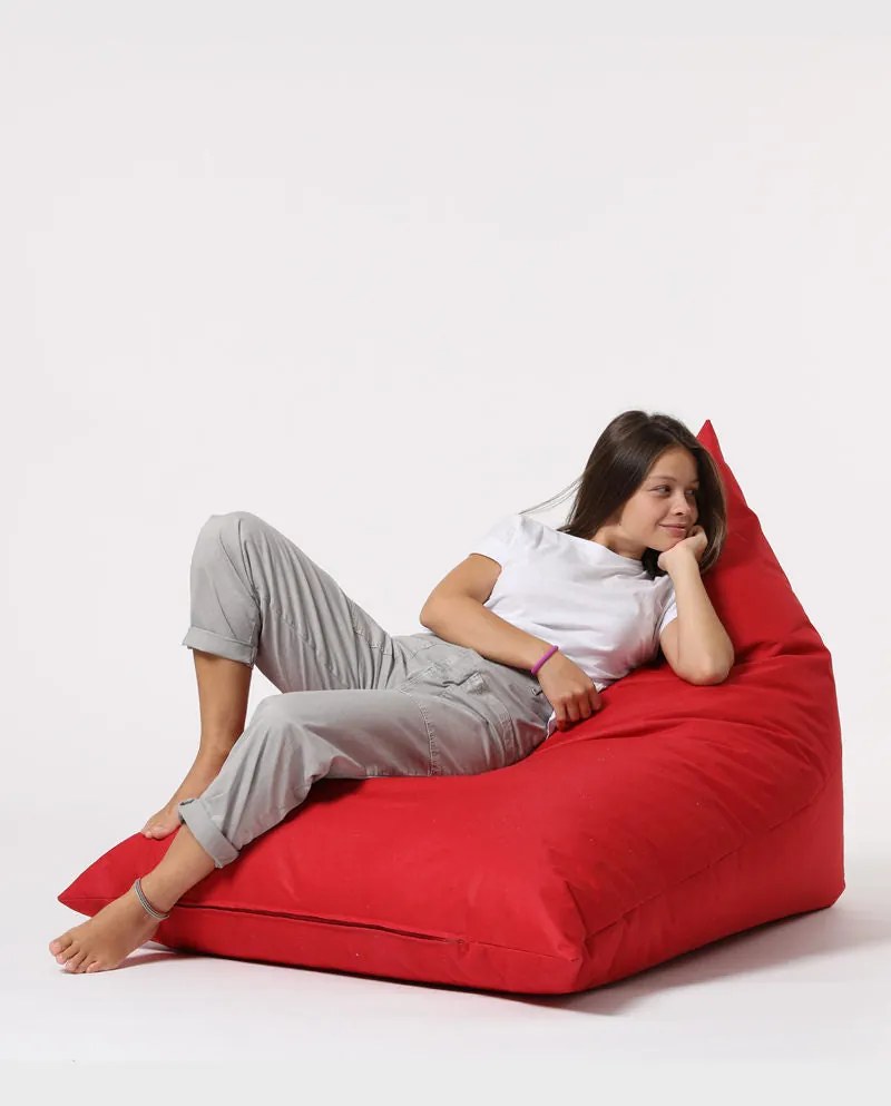 Fotoliu puf pentru grădină Pyramid Big Bed Pouf - Red