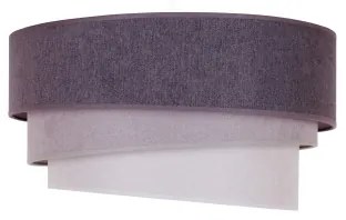 Lustră pe cablu Duolla TRIO 1xE27/15W/230V d. 45 cm antracit/gri/alb