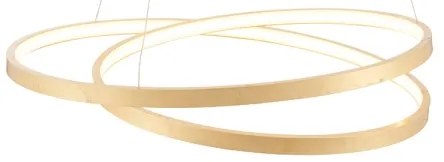 Lustră LED pe cablu Endon 72479 SCRIBBLE LED/31,5W/230V 3000K auriu