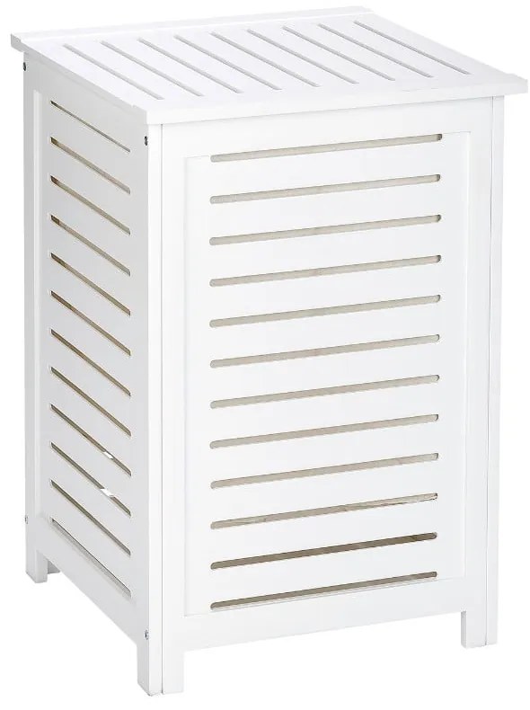 Coș de rufe alb din lemn 56 l Oslo – Wenko