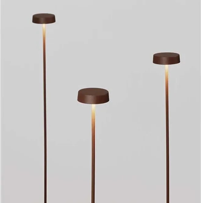 Set de 3 corpuri iluminat exterior decorativ cu tarus KASP H-60cm