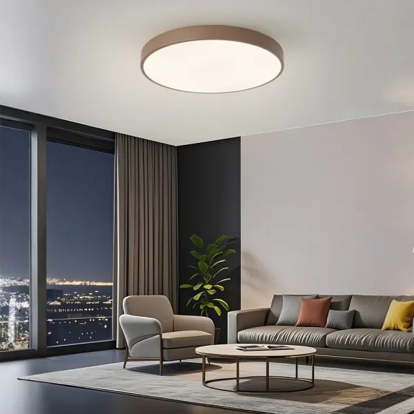 Brilagi - Plafonieră LED dimabilă POOL LED/60W/230V 3000-6000K 60 cm maro, cu telecomandă