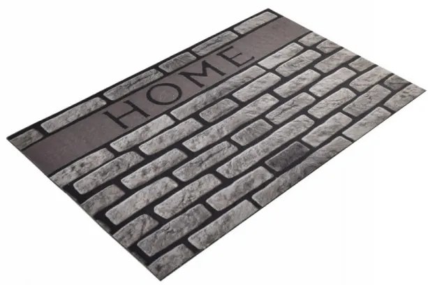 Covoras Intrare Grey Home, 40x60 cm, PVC