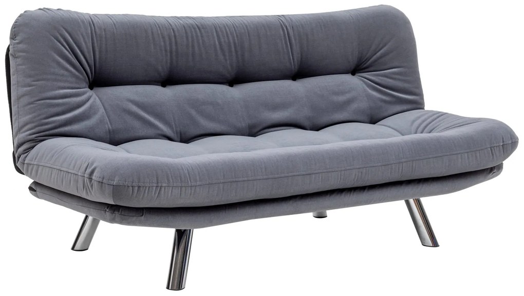 Canapea extensibilă cu 3 locuri Misa Small Sofabed-Grey Gri