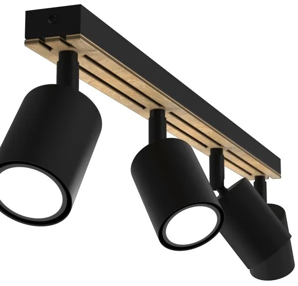 Spot TERRA 4xGU10/8W/230V negru