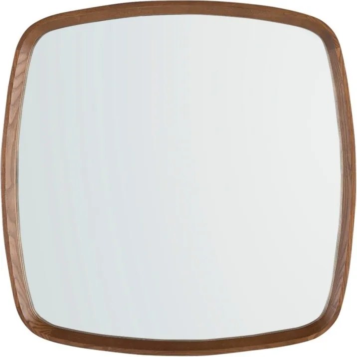 Oglinda decorativa design LUX Walnut Square 65x65cm