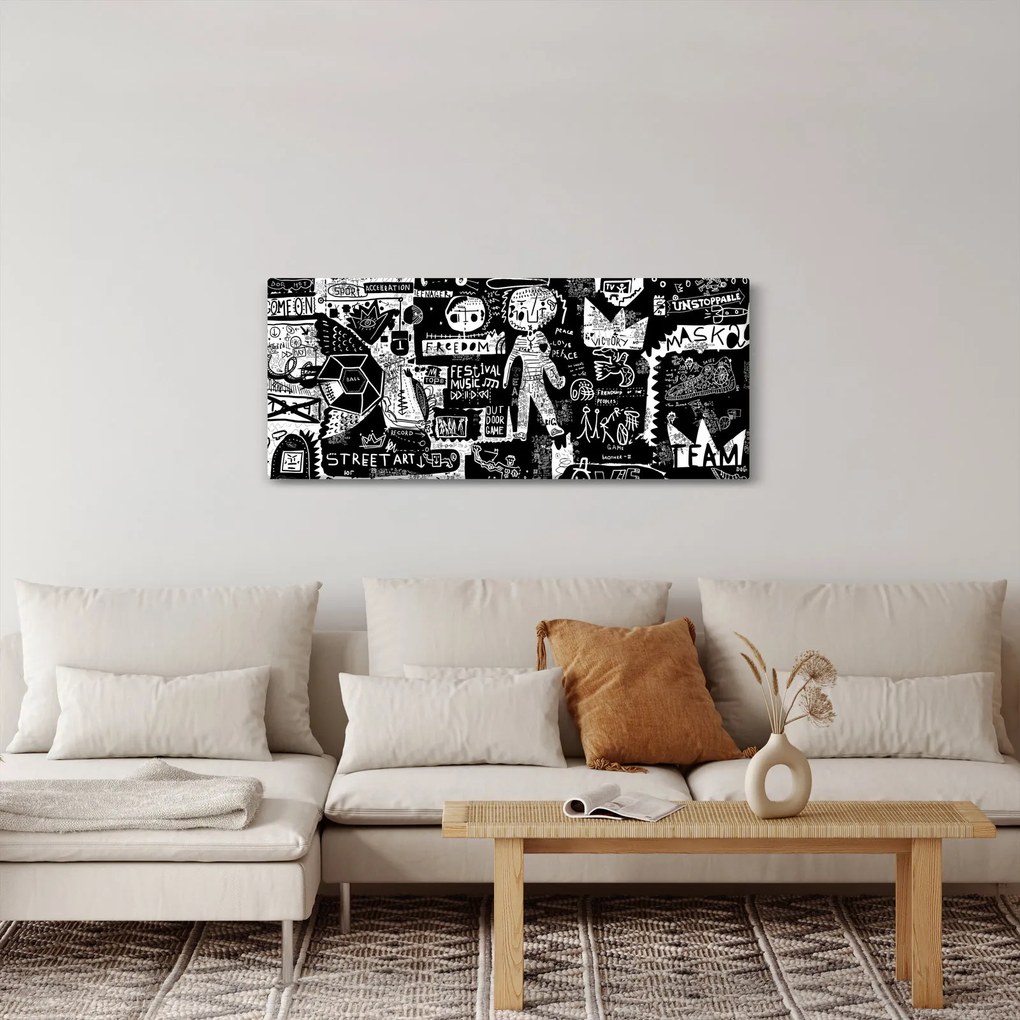 Tablou - Graffiti (120x50 cm)