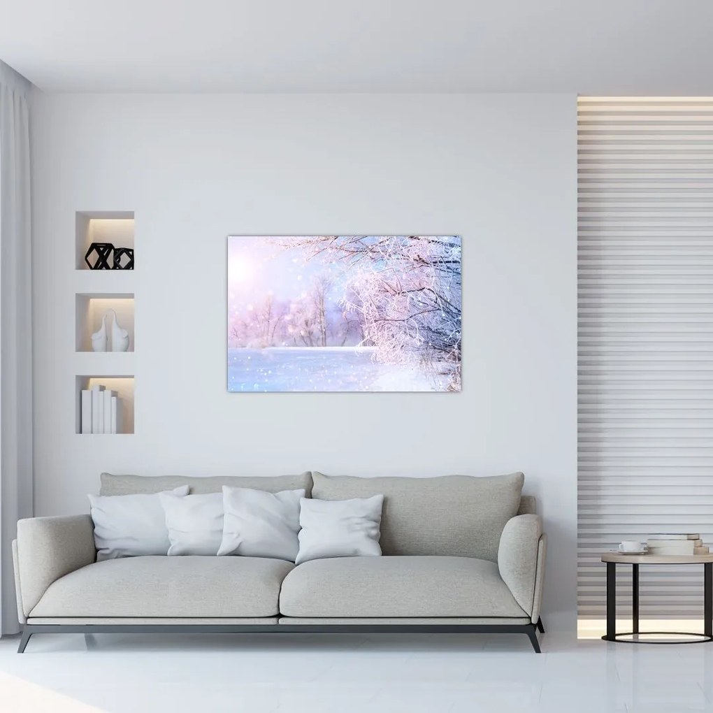 Tablou - Iarna geroasă (90x60 cm)