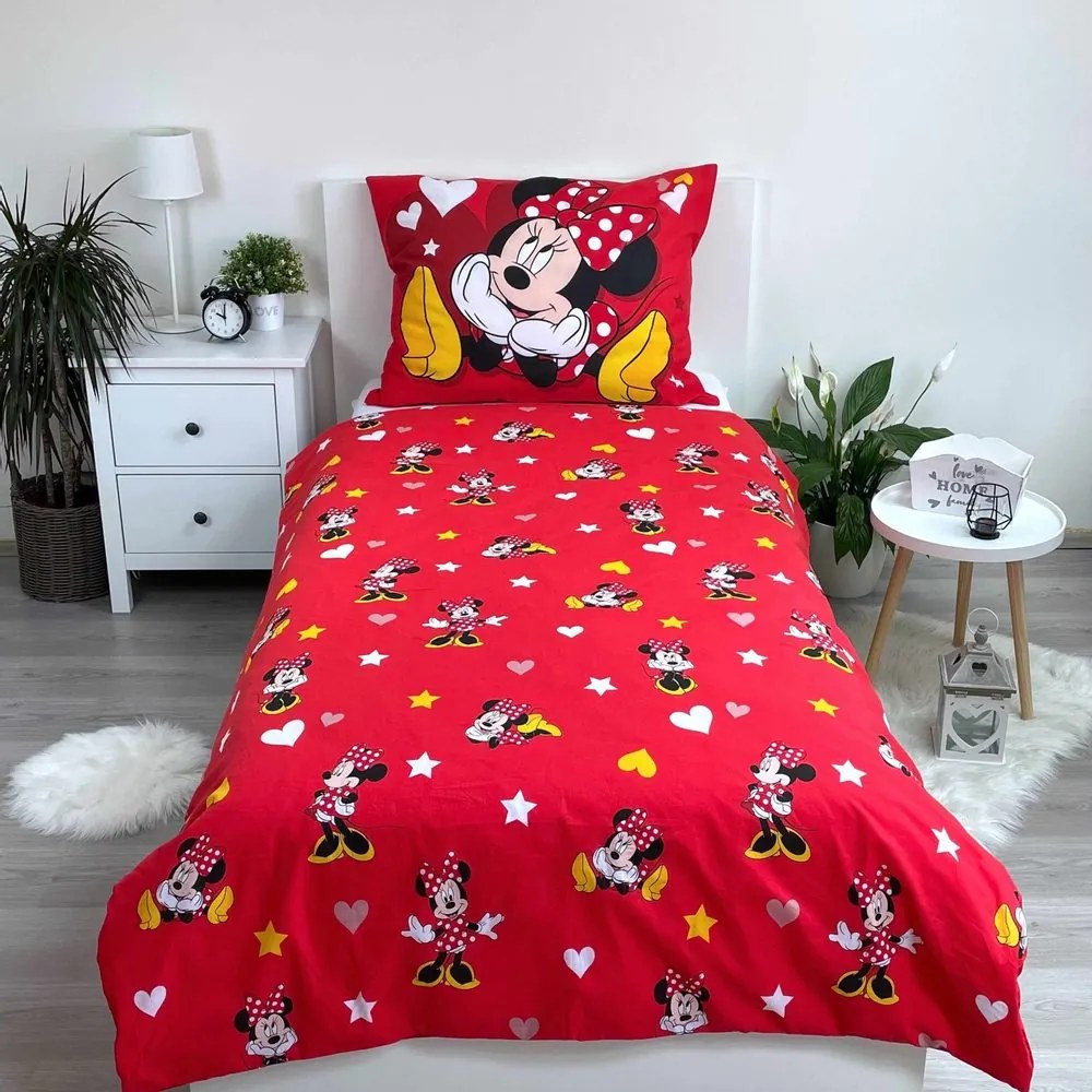 Lenjerie de pat copii Minnie