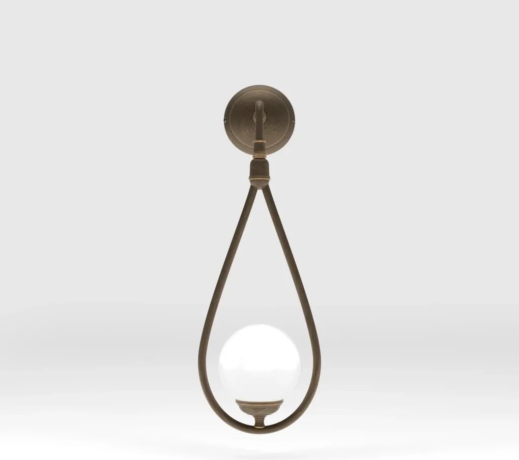 Aplica de perete din alama in forma de lacrima Iside