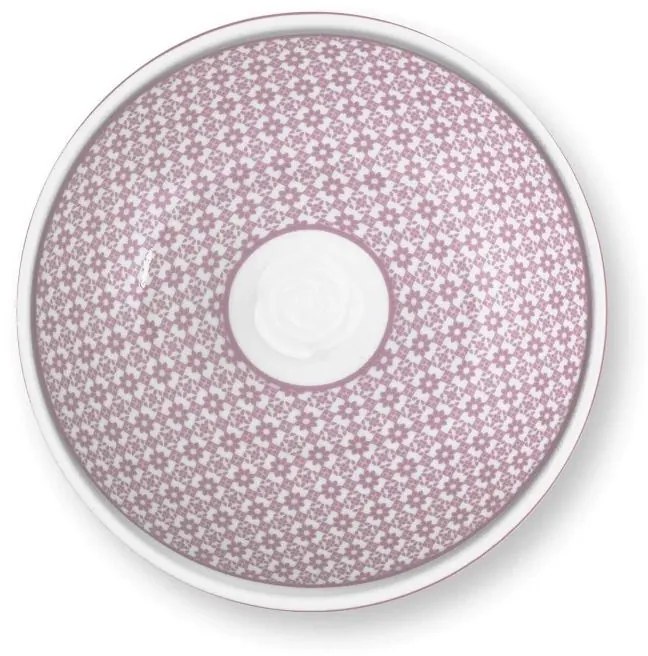 Zaharniță porțelan, Pip Studio, Tiles Lilac, 300 ml, colecția Lily&Lotus
