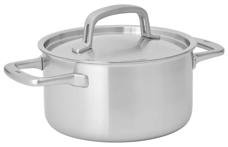 Oală cu capac din oțel inoxidabil 3 l adecvată pentru plita cu inducție Lucca 3.0 – FABINI