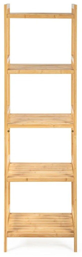 Raftier din bambus G21, 5 etajere, 5 etaje