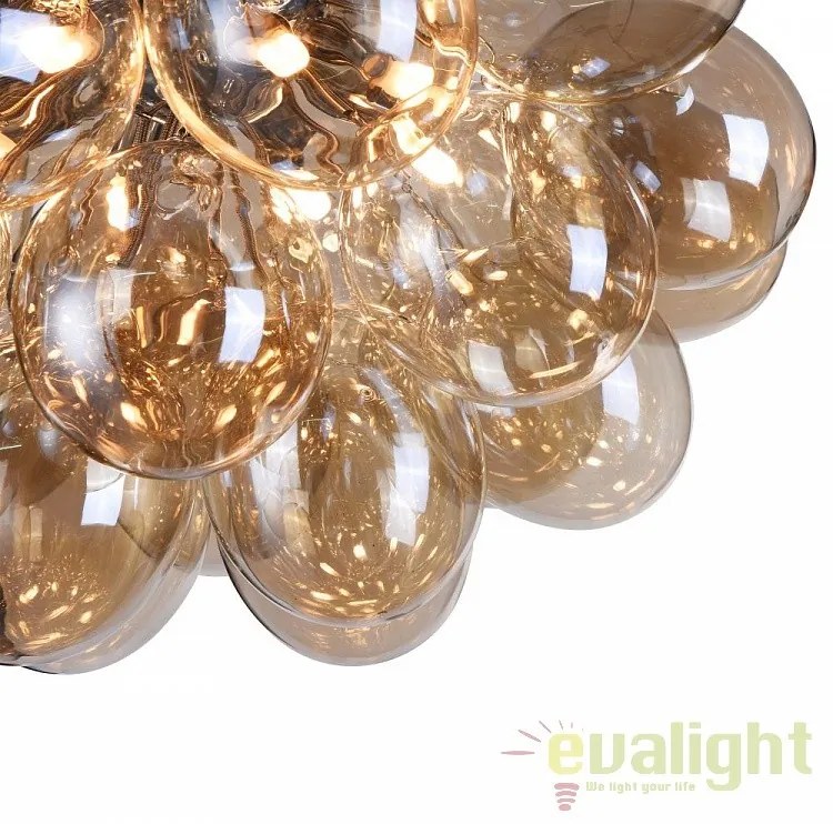 Plafoniera design modern Balbo chihlimbar MOD112CL-08G
