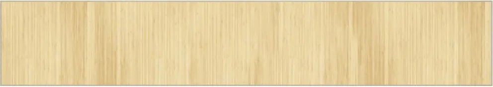 vidaXL Covor dreptunghiular, natural deschis, 70x400 cm, bambus