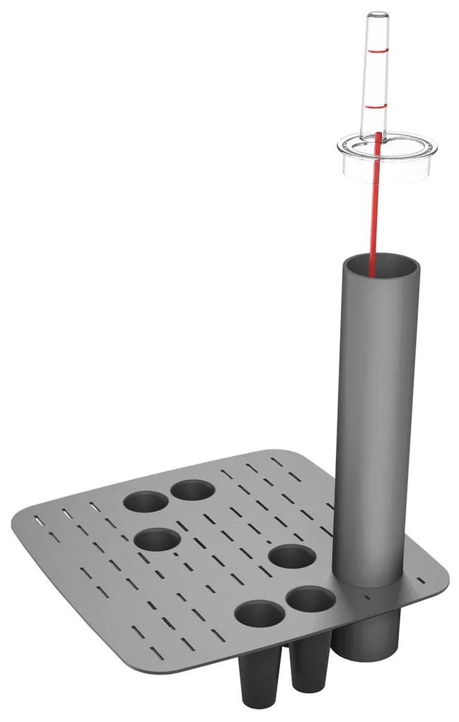 Sistem de auto-irigare Flower Lover Quadrato, 22 cm, 22 cm