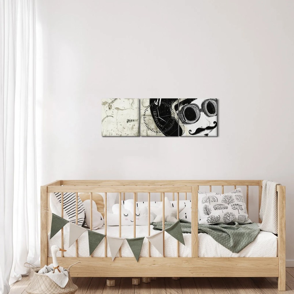Tablou - Concurent (cu ceas) (90x30 cm)