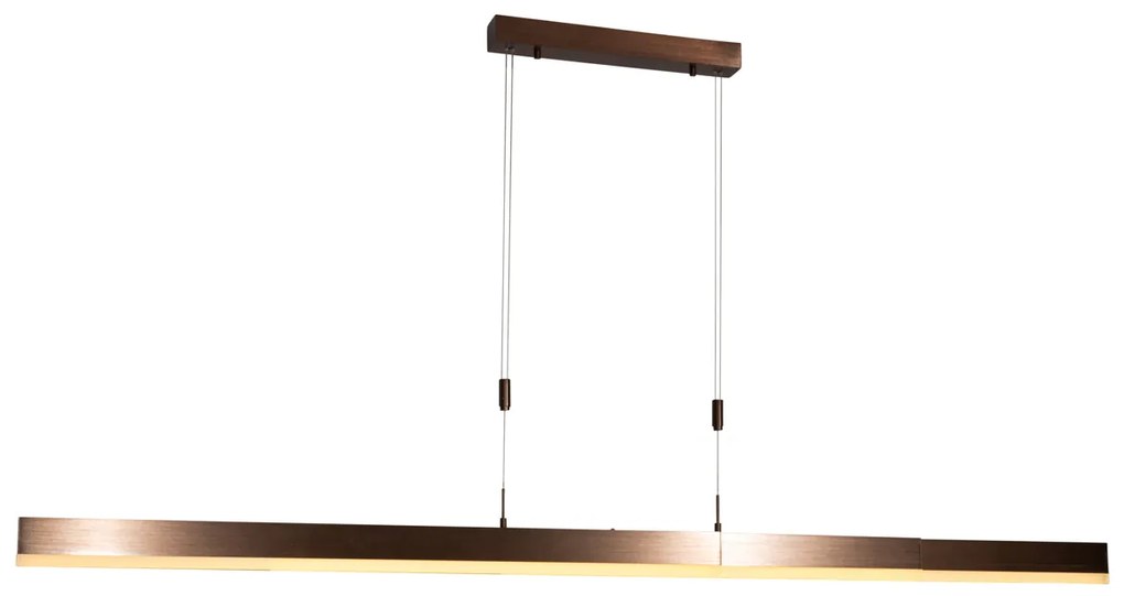 Lampă Pandantiv Reglabilă Bronz Închis cu LED Dimbabil - Lamba
