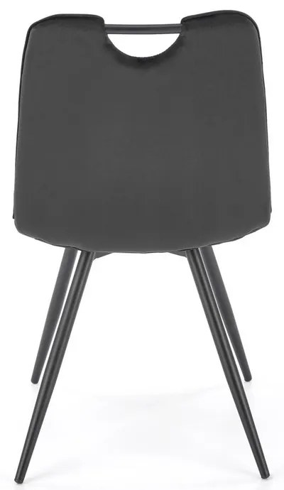 Scaun de bucaterie Olindo, negru