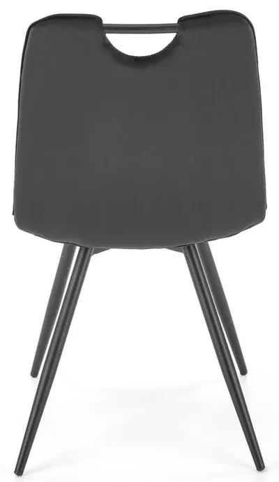Scaun de bucaterie Olindo, negru