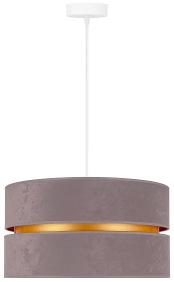 Lustră pe cablu Duolla DUO 1xE27/15W/230V d. 40 cm gri