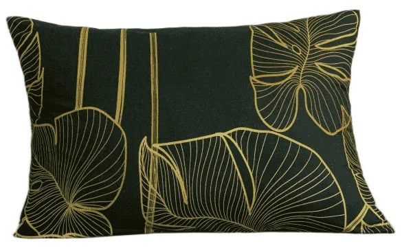 Husa decorativa pentru perna VENECIA 50x70 cm, verde inchis