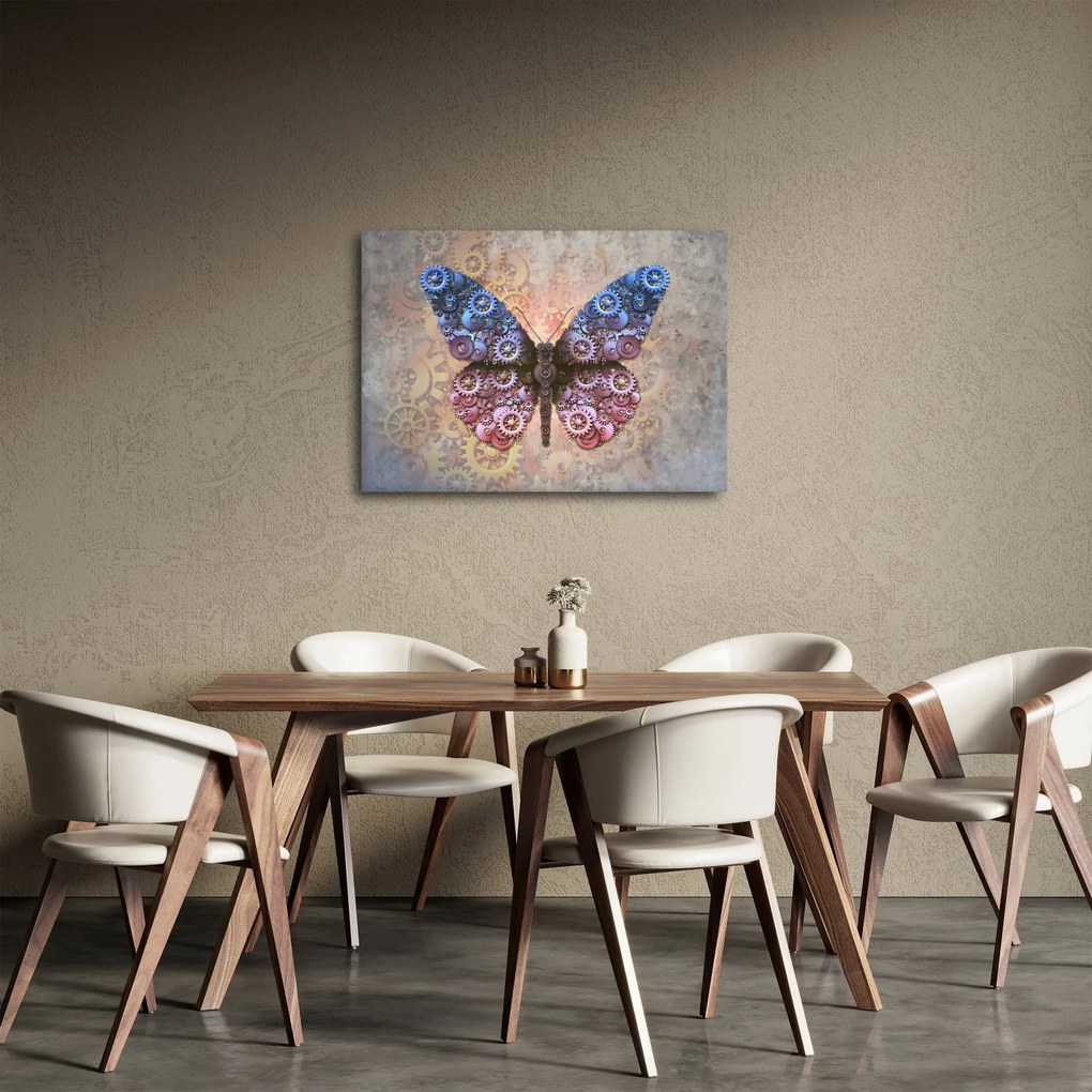Tablou - Fluture steampunk (70x50 cm)