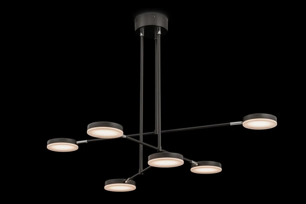 Lustra LED design tehnic Fad negru MYMOD070PL-L38B3K