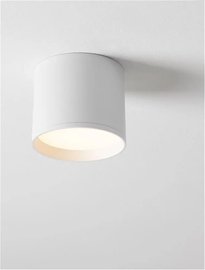 Spot aplicat, Plafoniera LED Ziaza alb, 10cm