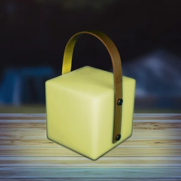 Lampă LED RGBW de exterior MAJORKA, 0,5 W, 5 V, USB, 1200 mAh, IP44, albă