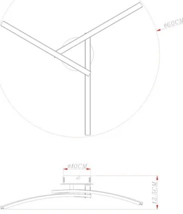 Plafonieră LED Globo 67098-18 TANSY 3×LED/6W/230V