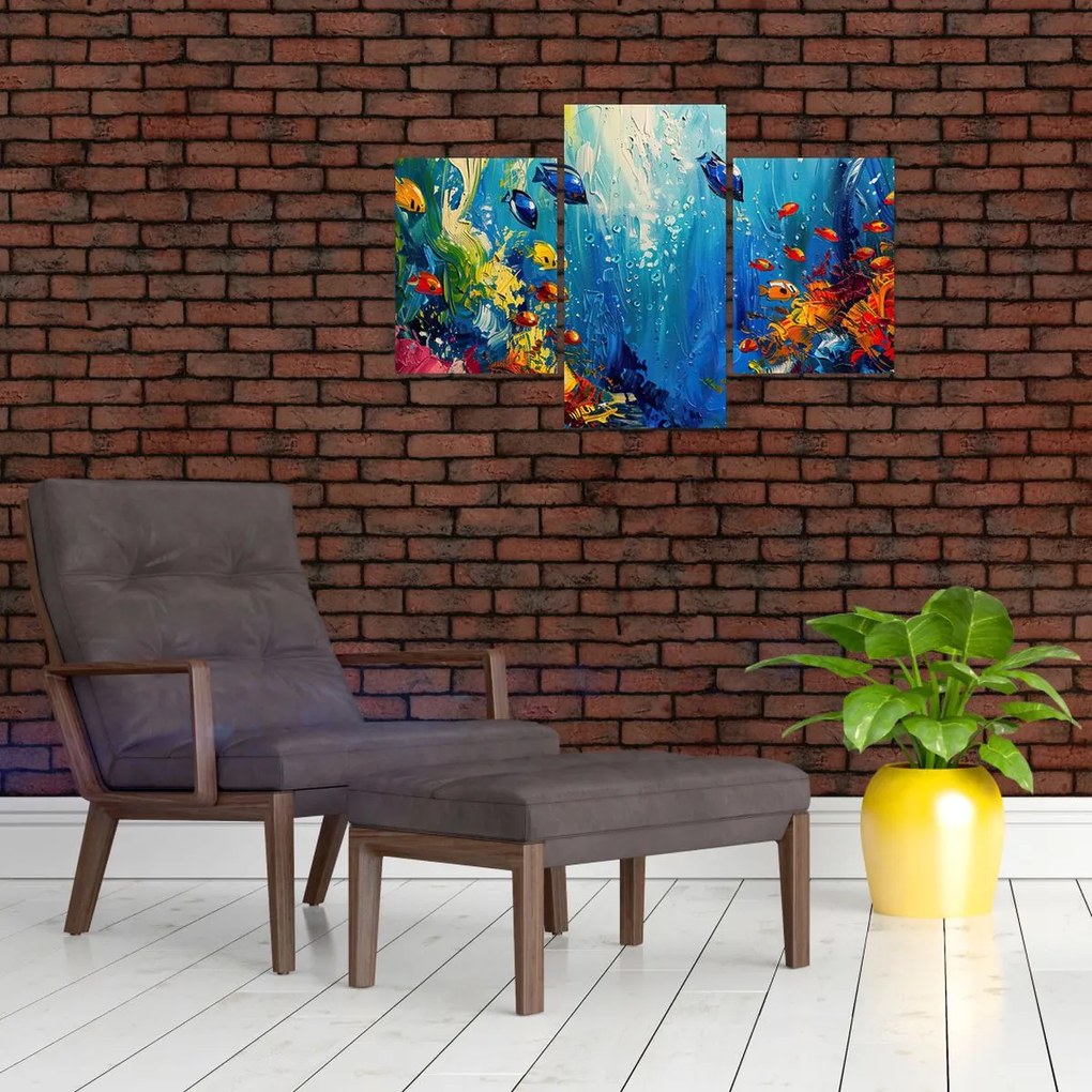 Tablou - Pictura lumii subacvatice (90x60 cm)