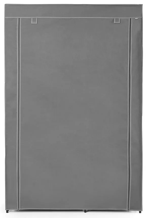 Șifonier gri din material textil 105x161 cm – Rayen