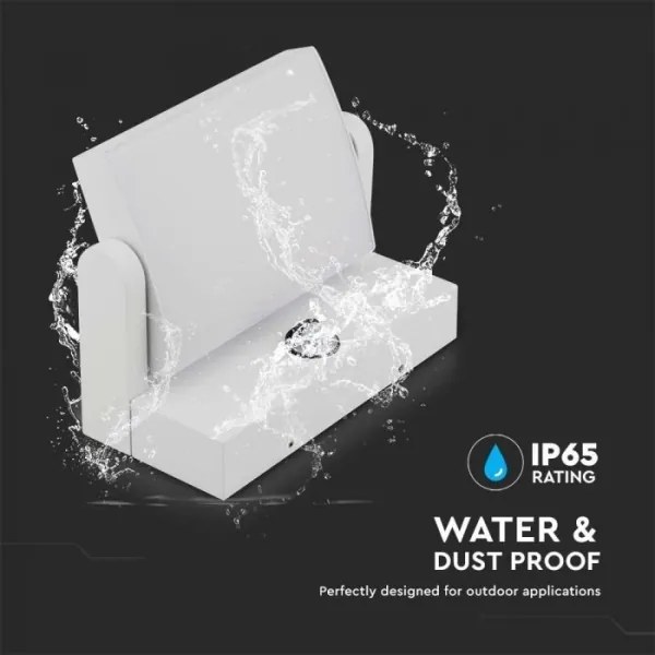 Aplică LED de exterior cu senzor LED/17W/230V 4000K IP65 alb