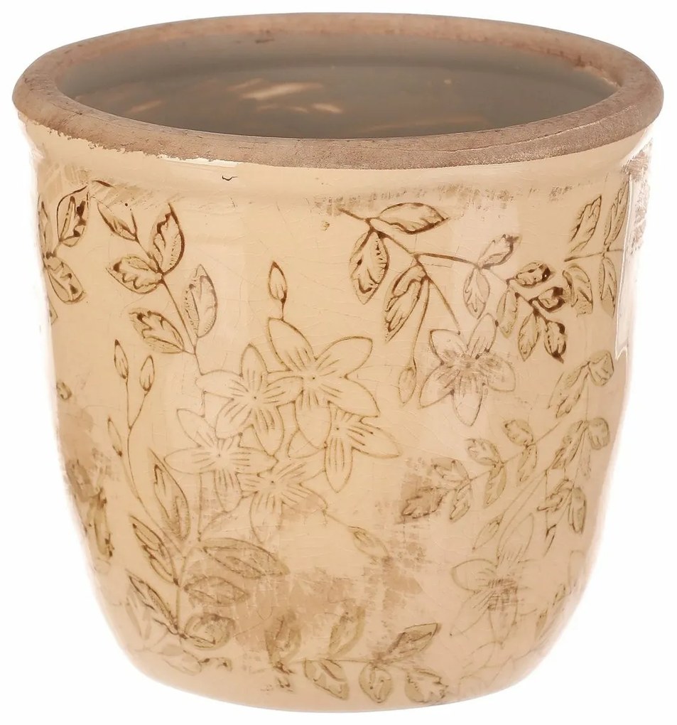 Vase ceramică pentru flori Flores retro, 11 x 10cm, 11 cm