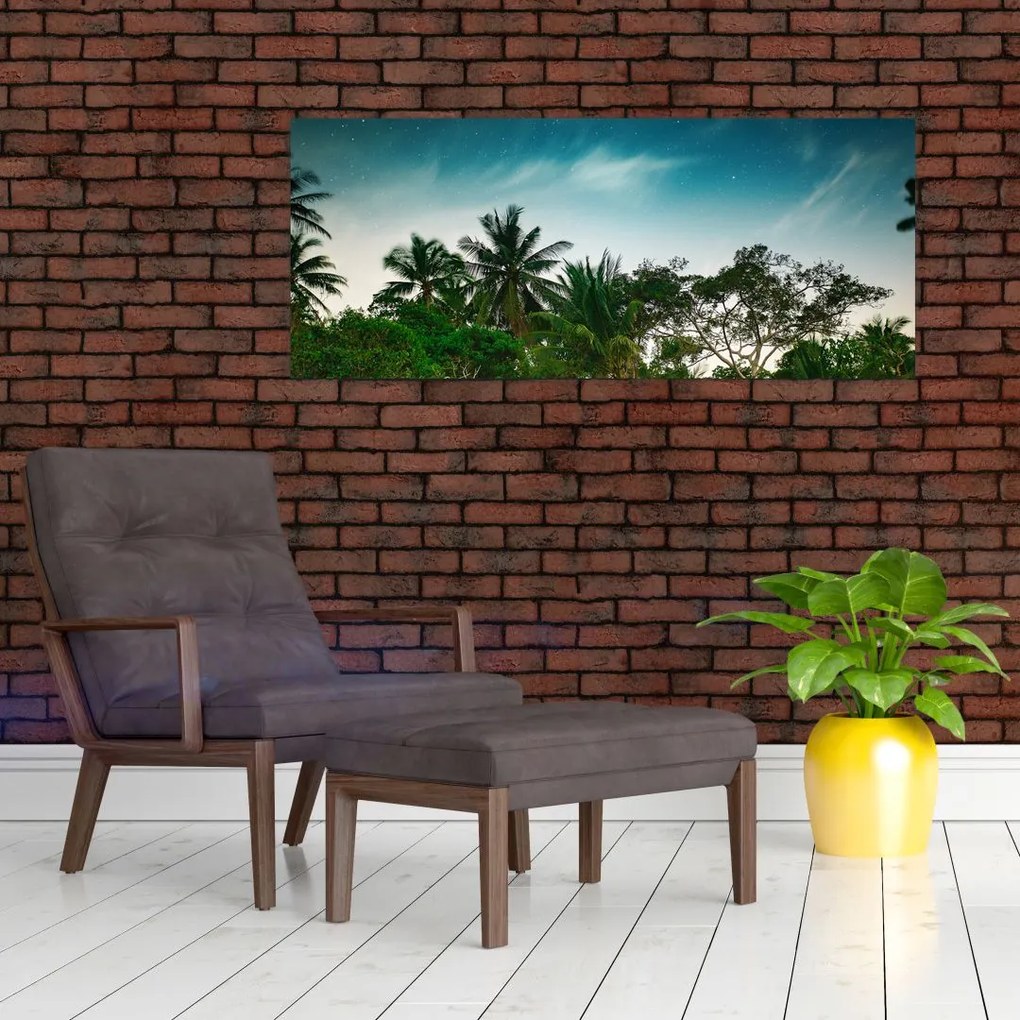 Tablou - palmierii (120x50 cm)