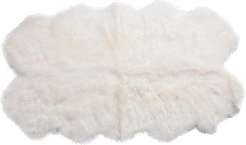 Covor din blana de oaie Noua Zeelanda, LW Quarto Standard 180x110cm, Ivory