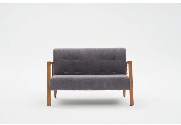 Canapea 2 locuri TUMI, gri