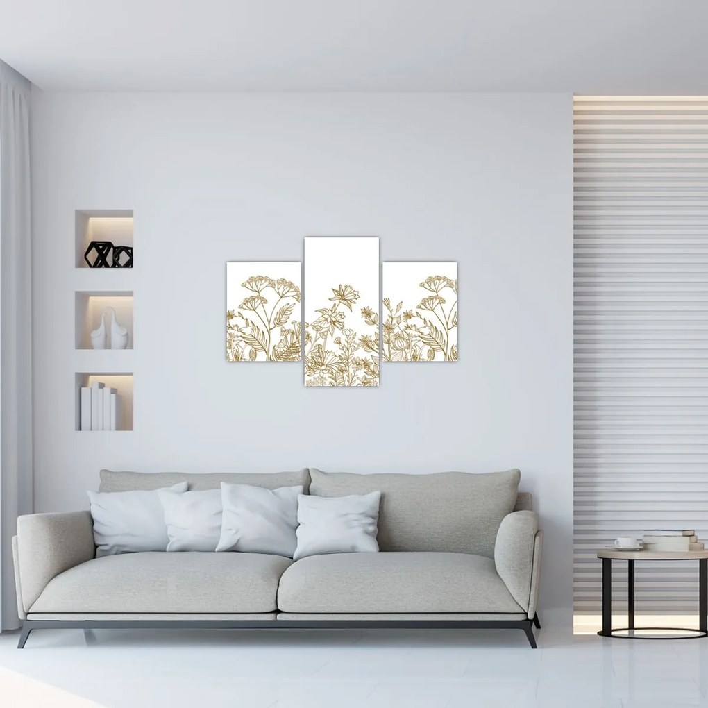 Tablou - Flori de câmp (90x60 cm)