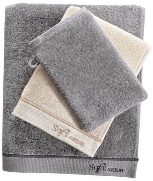 Prosop de corp AURA 92x150 cm Bej / Beige