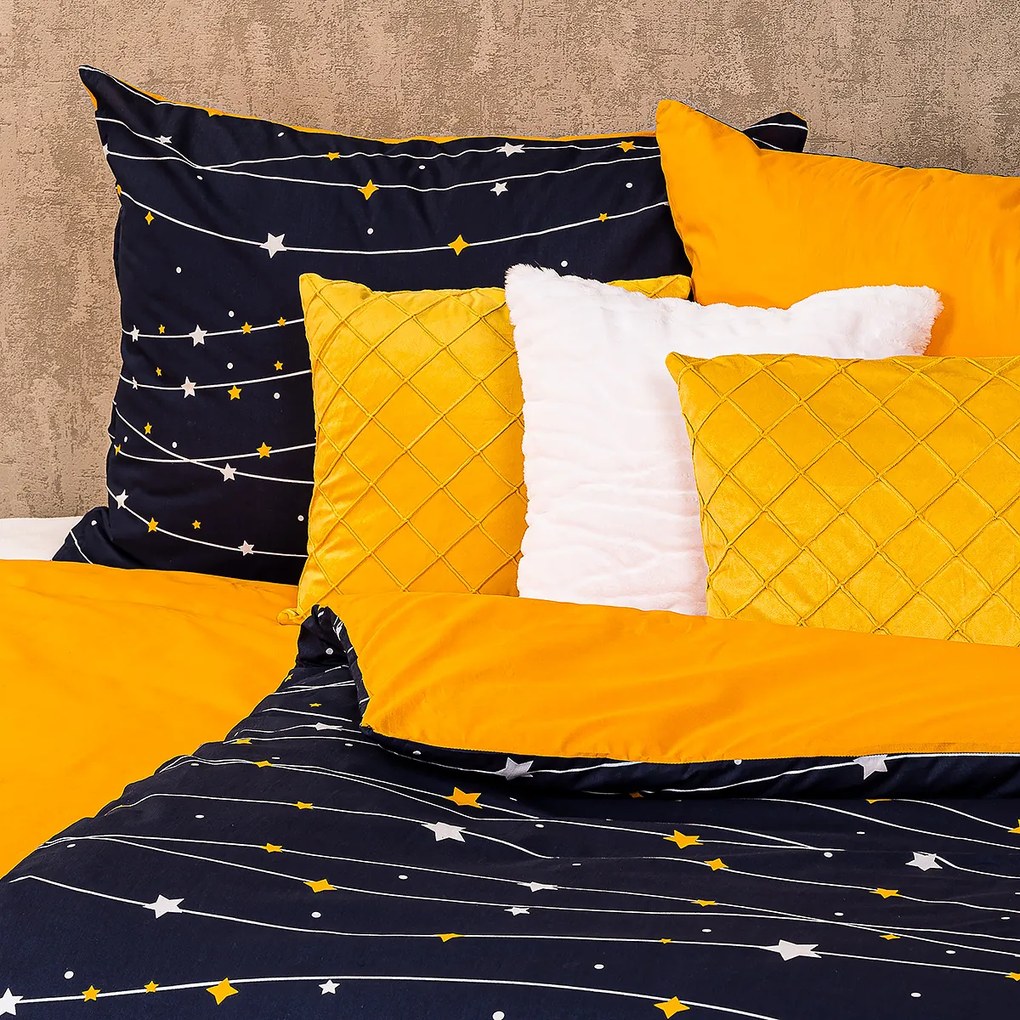 Lenjerie de pat din bumbac 4Home Night sky, 220 x 200 cm, 2 buc. 70 x 90 cm