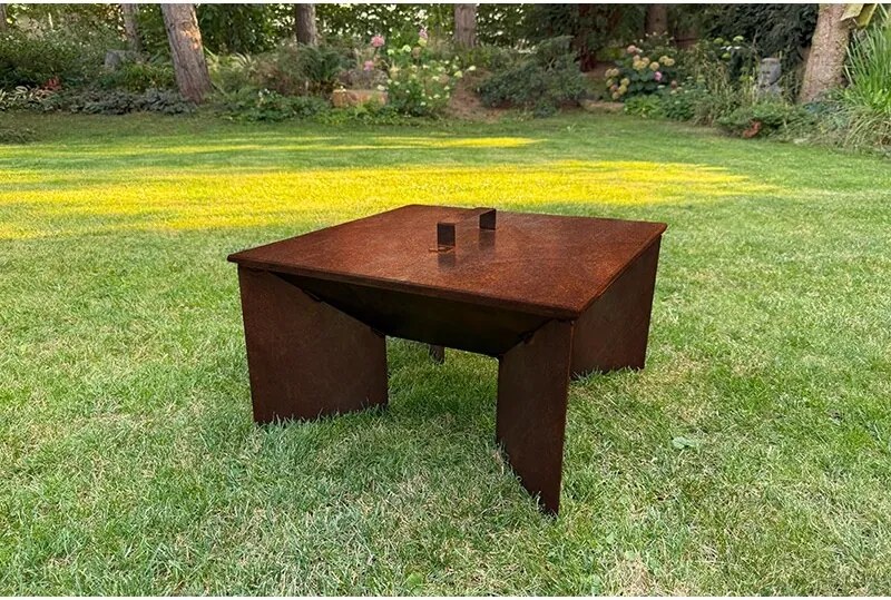Fokus Focar de grădină 50 x 50 x 30 cm, corten CORGARDEN 1016