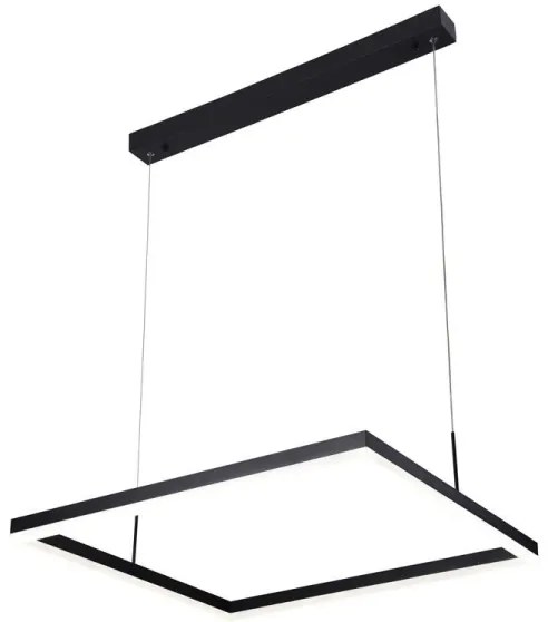 Lustră LED dimabilă pe cablu LED/55W/230V 3000-6500K + telecomandă